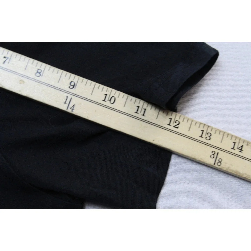 Banana Republic T-Shirt Mens Large Black Excellent Eco Premium Wash Crew Neck